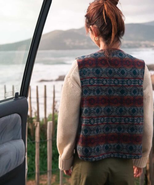 Gilet sans manches Lainage Azteque